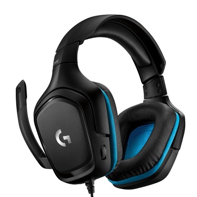 Headset Gaming Logitech G432 Gaming Nero Blu