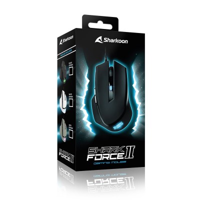 Mouse Gaming Sharkoon SHARK Force II Bianco