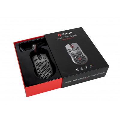 Mouse Arozzi FAVO Ultra Light gaming Grigio Nero