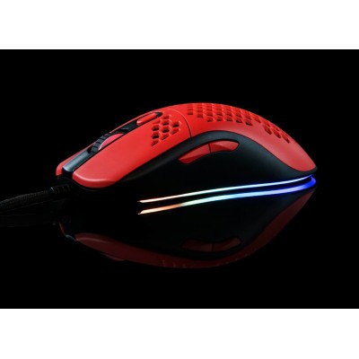 Mouse Arozzi FAVO Ultra Light gaming Rosso Nero