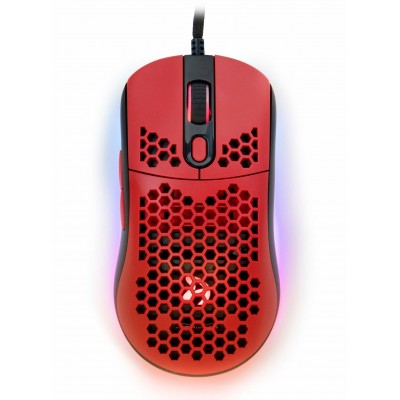 Mouse Arozzi FAVO Ultra Light gaming Rosso Nero