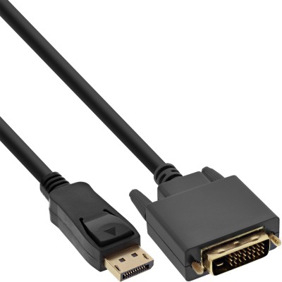 Cavo convertitore DisplayPort a DVI InLine Nero  3 m