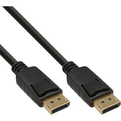 Cavo DisplayPort 4K (UHD) InLine Nero  2 m