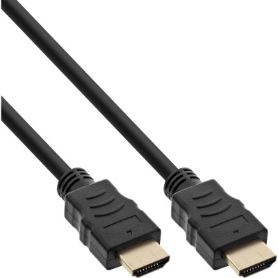 Cavo HDMI InLine ad alta velocità con ethernet Nero 5m