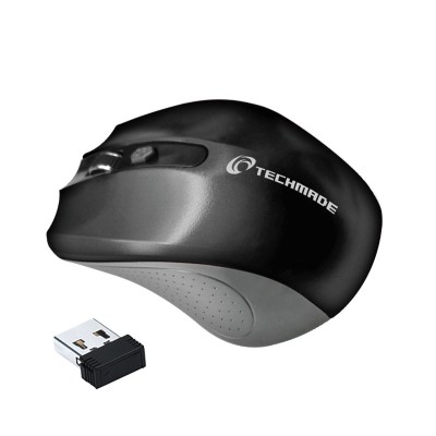 Mouse TECHMADE OTTICO WIRELESS USB NERO