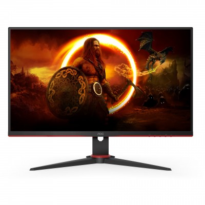 Monitor AOC 27G2SAE BK 27'' FullHD VA AMD Free-Sync Rosso Nero