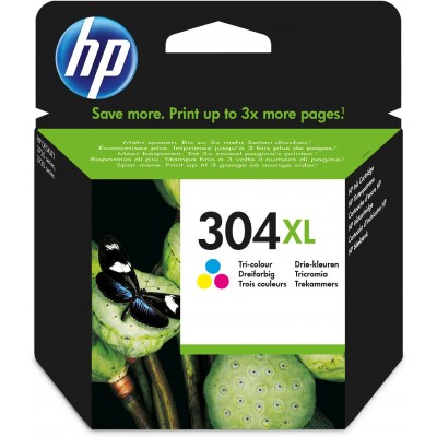 Cartuccia HP d'inchiostro differenti colori N9K07AE 304 XL 300 pagine