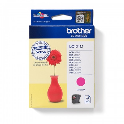 Cartuccia Brother LC121M Magenta