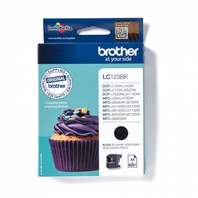 Cartuccia Brother LC123BK Nero