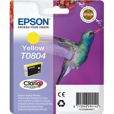 Cartuccia Epson C13T08044011 T0804 Giallo