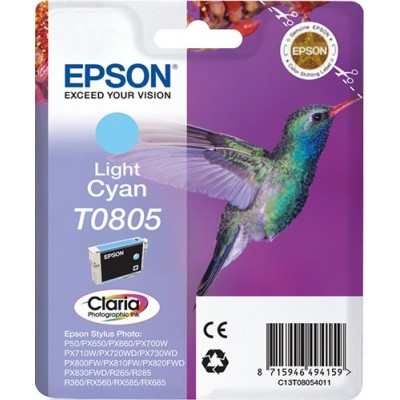 Cartuccia Epson C13T08054011 T0805 Ciano Chiaro