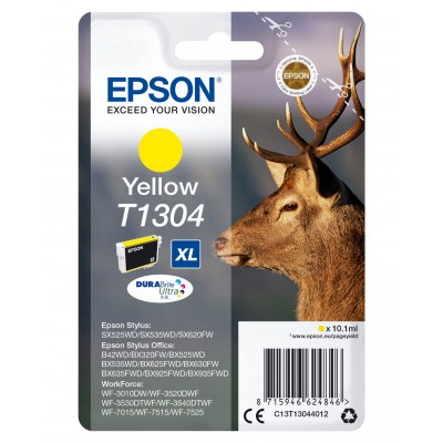 Cartuccia Epson d'inchiostro giallo C13T13044012 T1304 ~755 pagine 10,1ml