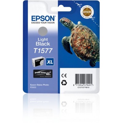 Cartuccia Epson C13T15774010 T1577 Nero Chiaro