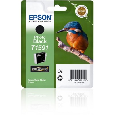 Cartuccia Epson C13T15914010 T1591 Nero Fotografico