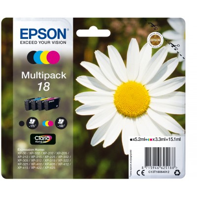 Cartuccia Epson C13T18064012 T1806 Multipack