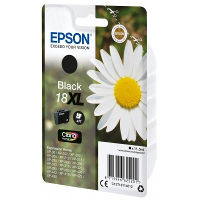 Cartuccia Epson d'inchiostro nero C13T18114012 T1811 ~470 pagine 11,5ml Cartuccie d' inchiostro XL