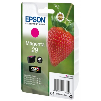 Cartuccia Epson d'inchiostro magenta C13T29834012 T2983 ~180 pagine 3,2ml C13T29834010