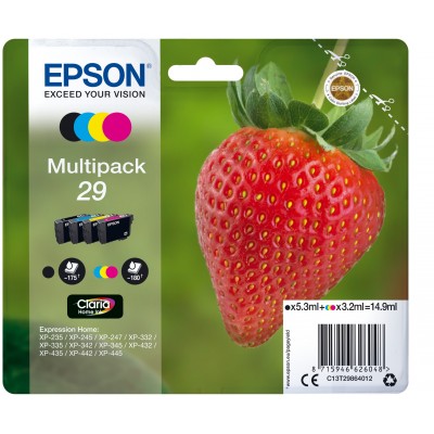 Multipack Epson nero   ciano   magenta   giallo C13T29864012 T2986