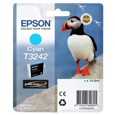 Cartuccia Epson C13T32424010 T3242 Ciano