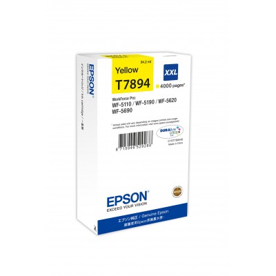 Cartuccia Epson C13T789440 T7894 Giallo XXL