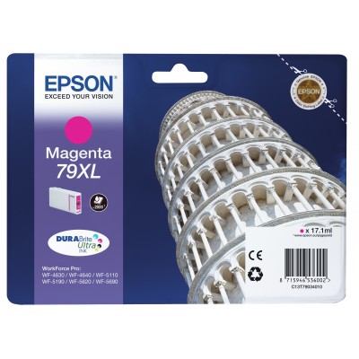 Cartuccia Epson C13T79034010 T7903 Magenta 79XL