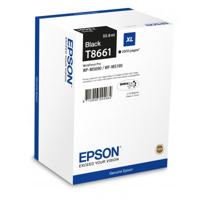 Cartuccia Epson C13T866140 T8661 Nero XL