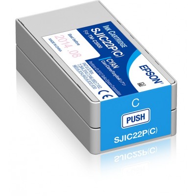 Cartuccia Epson C33S020602 SJIC22P C Ciano