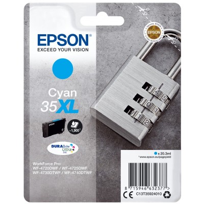 Cartuccia Epson C13T35924010 T3592 Ciano