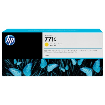 Cartuccia HP B6Y10A 771C Giallo