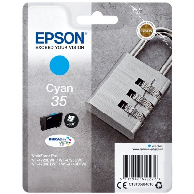 Cartuccia Epson C13T35824010 T3582 Ciano