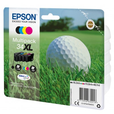 Cartuccia Epson C13T34764010 34XL Multipack