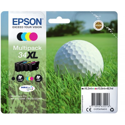 Cartuccia Epson C13T34764010 34XL Multipack