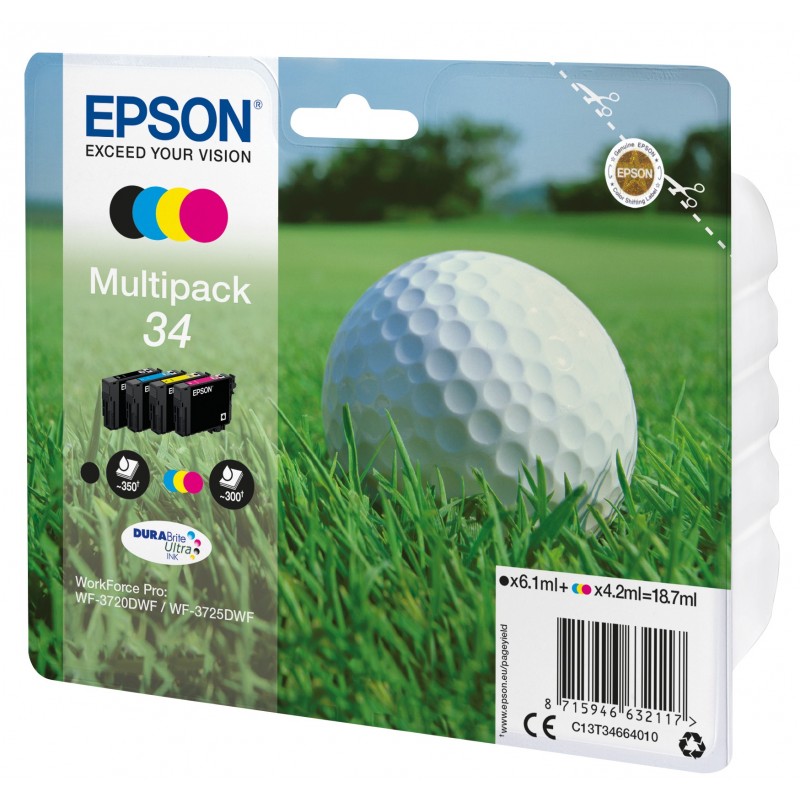 Cartuccia Epson C13T34664010 34 Multipack