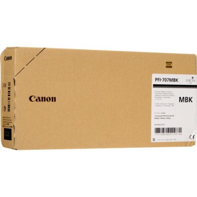 Cartuccia Canon PFI-707mbk 9820B001 Nero Opaco