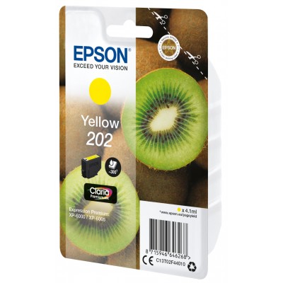 Cartuccia Epson d'inchiostro giallo C13T02F44010 202 300 pagine 4.1ml