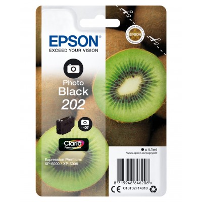 Cartuccia Epson d'inchiostro Nero (Foto) C13T02F14010 202 4.1ml