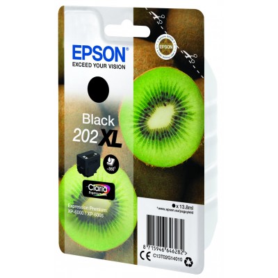 Cartuccia Epson d'inchiostro nero C13T02G14010 202XL 550 pagine 13.8ml