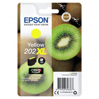 Cartuccia Epson d'inchiostro giallo C13T02H44010 202XL 650 pagine 8.5ml