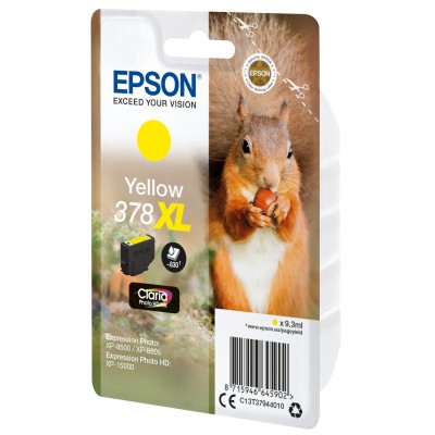 Cartuccia Epson d'inchiostro giallo C13T37944010 378XL 830 pagine 9.3ml