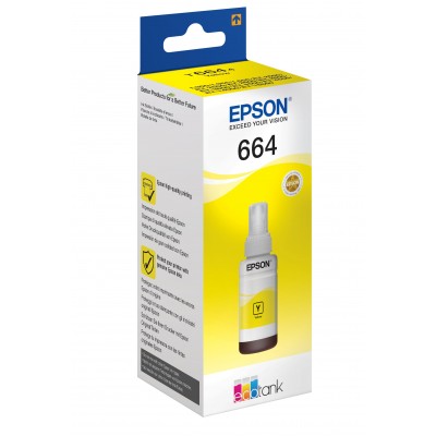 Cartuccia Epson d'inchiostro giallo C13T664440 664 7500 pagine 70ml