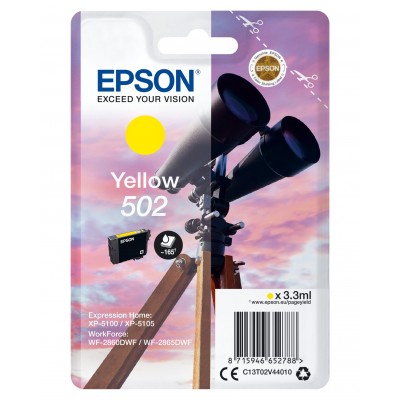 Cartuccia Epson d'inchiostro giallo C13T02V44010 502 165 pagine 3.3ml