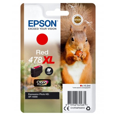 Cartuccia Epson d'inchiostro Rosso C13T04F54010 478XL 10.2ml