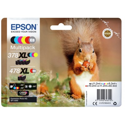 Epson Multipack    Rosso   Grigio C13T379D4010 378XL   478XL