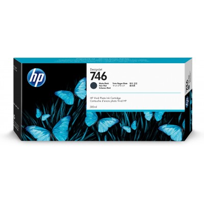 Cartuccia HP d'inchiostro Nero opaco P2V83A 746 300ml