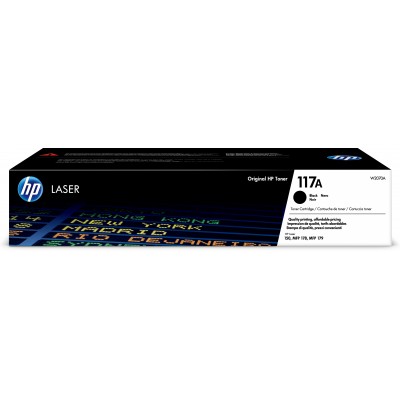 Toner HP nero W2070A 117A 1000 pagine