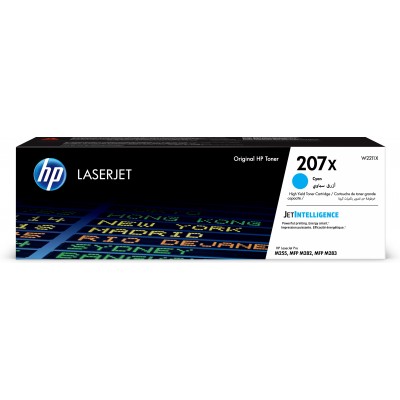 Toner HP ciano W2211X 207X 2450 pagine