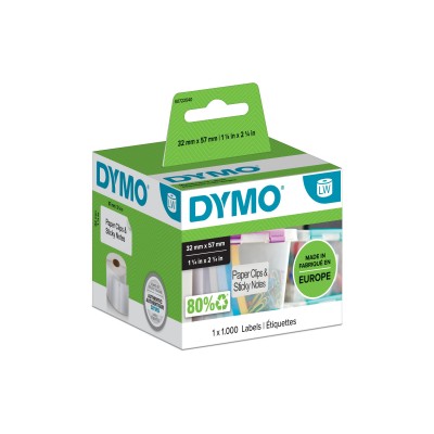 Etichette DYMO S0722540 11354 Etichette 57x32mm bianco