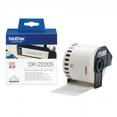 Etichette Brother DK-22205 A Lunghezza Continua 62mm x 30,48m