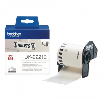 Etichette Brother DK-22212 A Lunghezza Continua 62mm x 15,24m