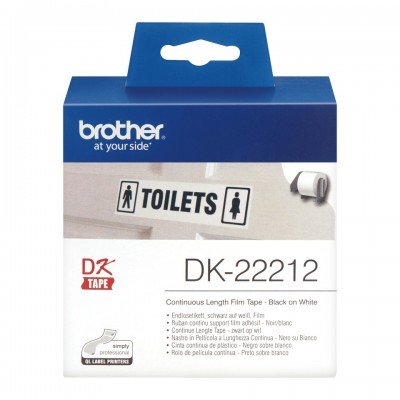 Etichette Brother DK-22212 A Lunghezza Continua 62mm x 15,24m